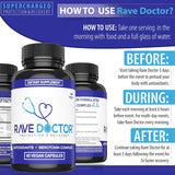 Suplementos Rave Vitamins Gear 5HTP Rave 60 capsulas