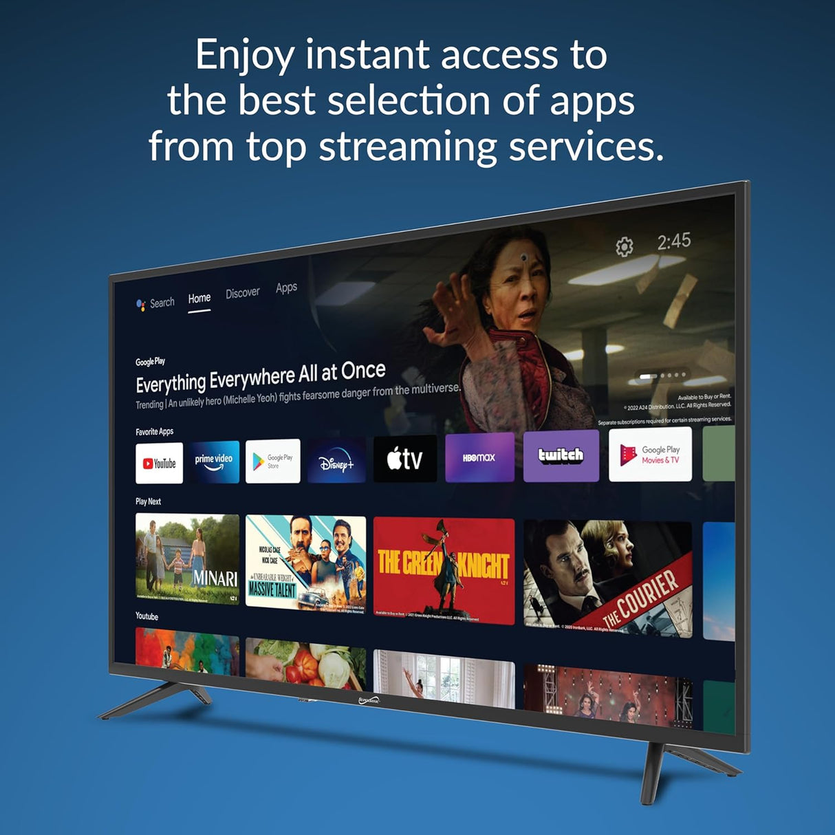 Televisor FHD DLED 43 Supersonic, Bluetooth, SC-4350GTV