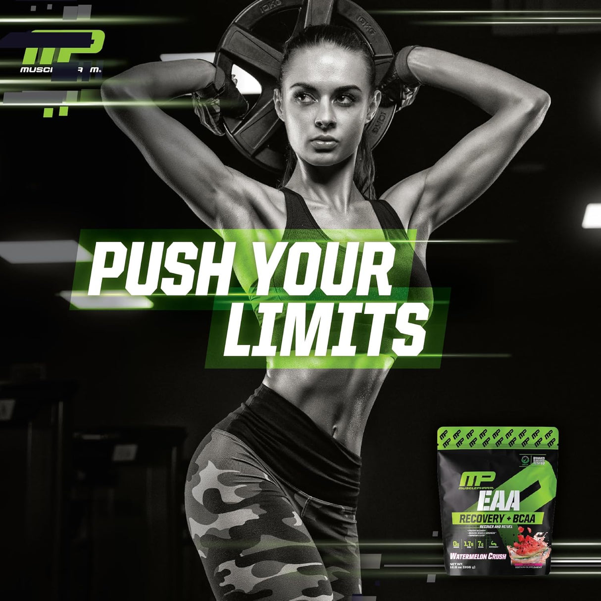 EAA Recovery+BCAAs Suplemento Post Entreno Muscle Pharm 30 Servs
