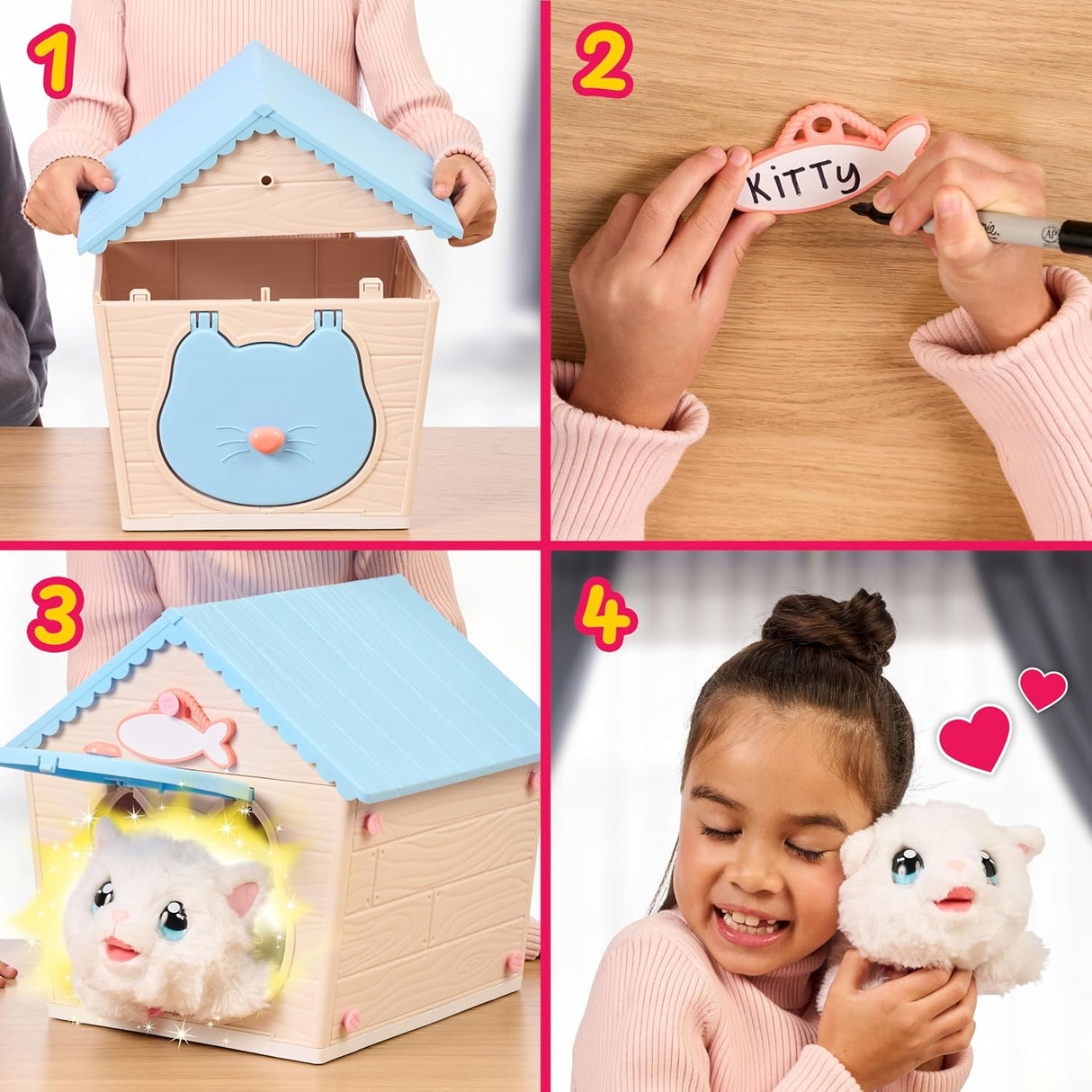 Little Live Pets Gatito Interactivo con Casa y Sonidos
