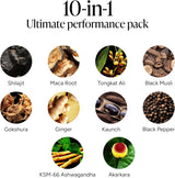Alpha Gummies con 4000mg de Shilajit, KSM-66, Maca, Tongkat, 75% ácido fúlvico, 60u