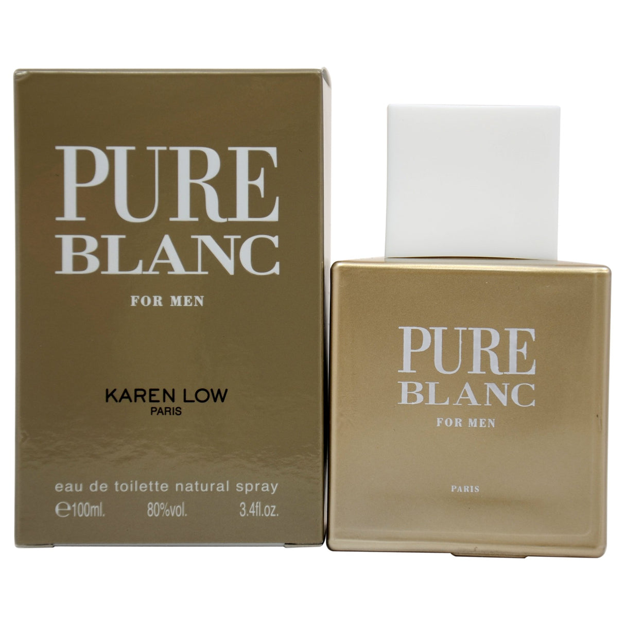 Perfume Pure Blanc para hombres, 3.4 onzas