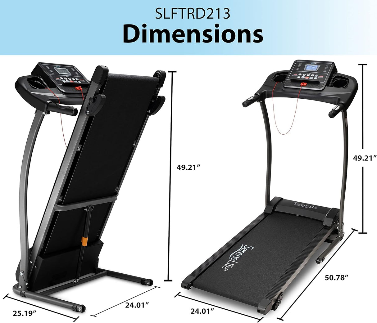 Caminadoras plegable SereneLife SLFTRD213