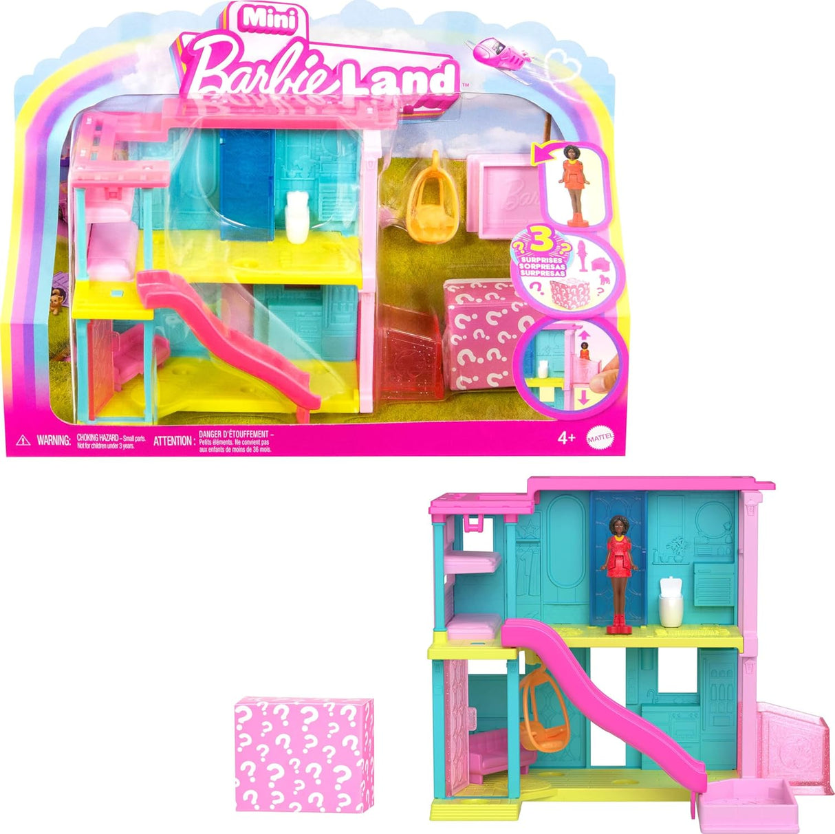 Mini BarbieLand Casa de Muñecas con Muñeca, Muebles y Accesorios