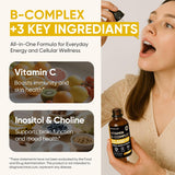 Venture Pal Complejo B 11 en 1 para Energía y Salud, B12 B9
