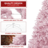 Árbol de Navidad Artificial 7.5FT Casafield con soporte metálico