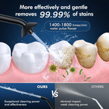 Irrigador Dental Inalámbrico IPX7 con 3 Modos y 5 Puntas