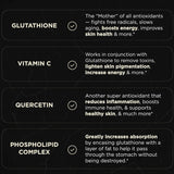 Suplementos Alimenticios de glutatión liposomal triple