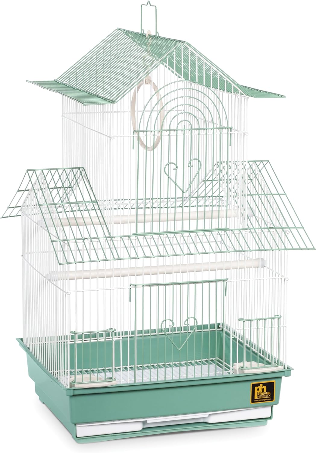 Jaula para aves talla S Verde y Blanco