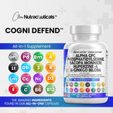 Suplemento de Nootrópicos con Alpha GPC, Bacopa, Ginkgo y Vitaminas