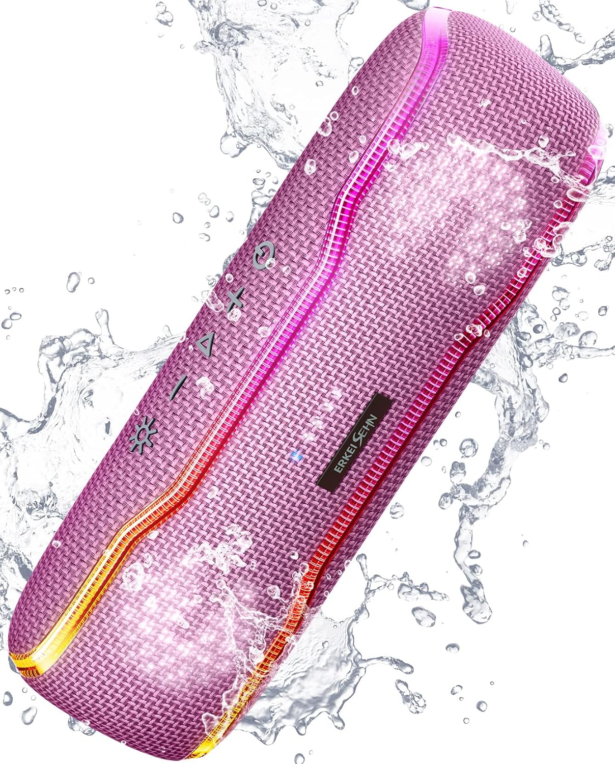 Altavoz Bluetooth IPX7 impermeable con luces intermitentes