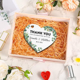 Adornos de Agradecimiento Personalizados para Bodas y Eventos