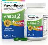 PreserVision AREDS 2 + multivitamínico 2 en 1 Eye contiene
