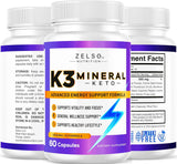 Píldoras K3 Mineral para Pérdida de Peso - 90 Días Suplemento