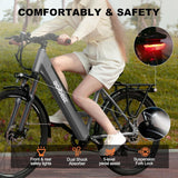 Bicicleta Eléctrica Cityrun 468Wh, Motor 750W, 50 Millas