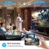 Proyector 1080P Nativo, WiFi y Bluetooth, Cine en Casa 300