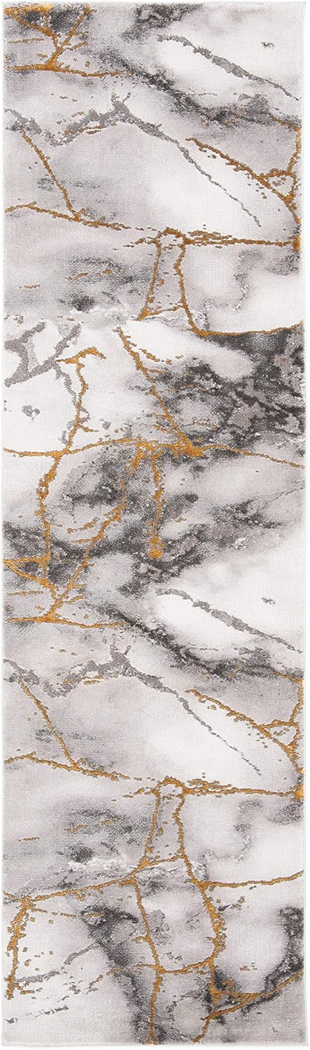 Alfombra Runner Moderna Abstracta, No Deshecha, CFT877F