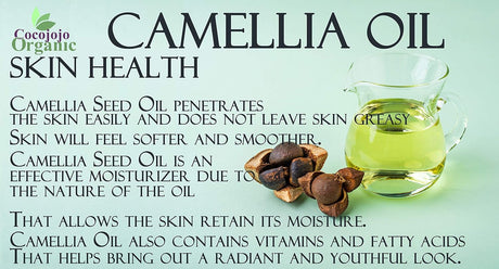 Aceite de Camelia Extra Virge Puro y Natural para Cuerpo