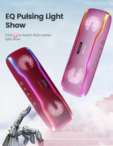 Altavoz Bluetooth IPX7 impermeable con luces intermitentes