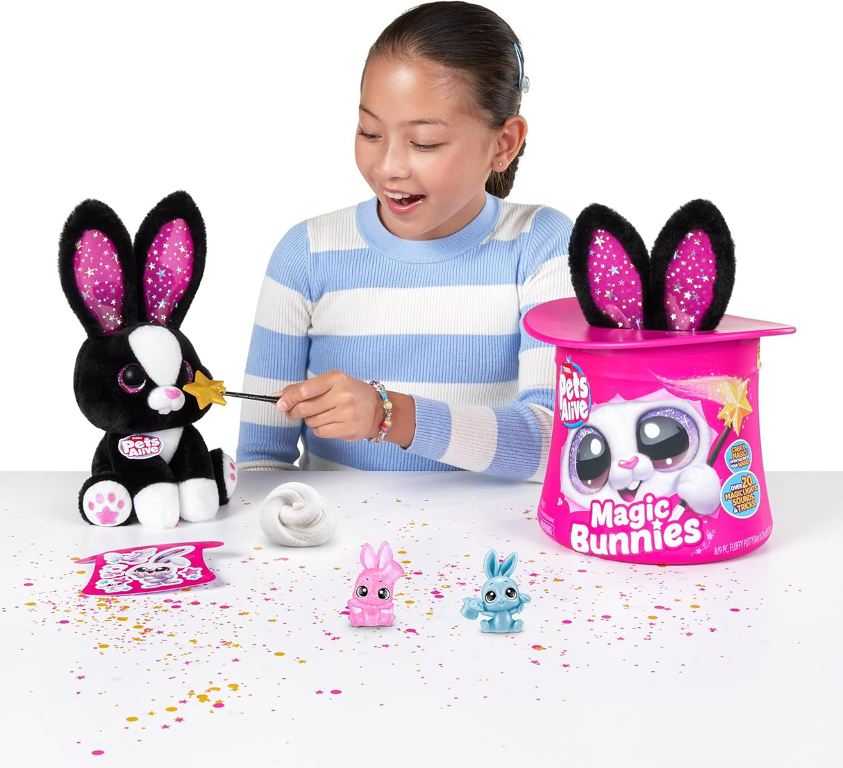 ZURU Magic Bunnies Juguete Interactivo Sorpresa Plush