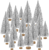 Mini Árboles de Navidad KUUQA 48 Pcs Botella para Decoración