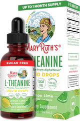 Suplemento líquidas de 200 mg L-teanina glicerina orgánica