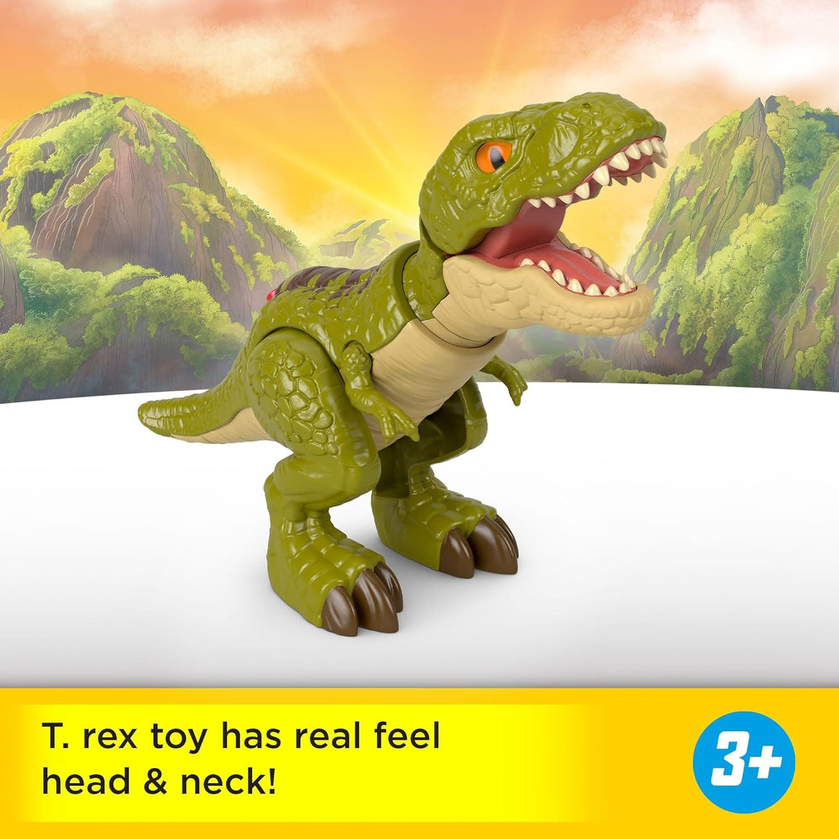 Dinosaurio de acción Imaginext Jurassic World, T-Rex 8
