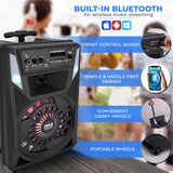 Altavoz PA portátil Bluetooth PYLE-PRO  PPHP818B