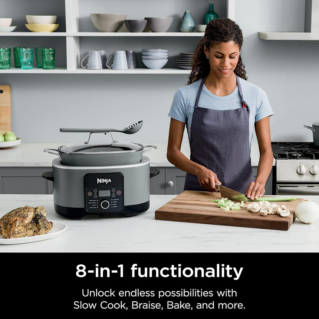 Ninja Foodi PossibleCooker PRO 8.5qt, 8 en 1, MC1001