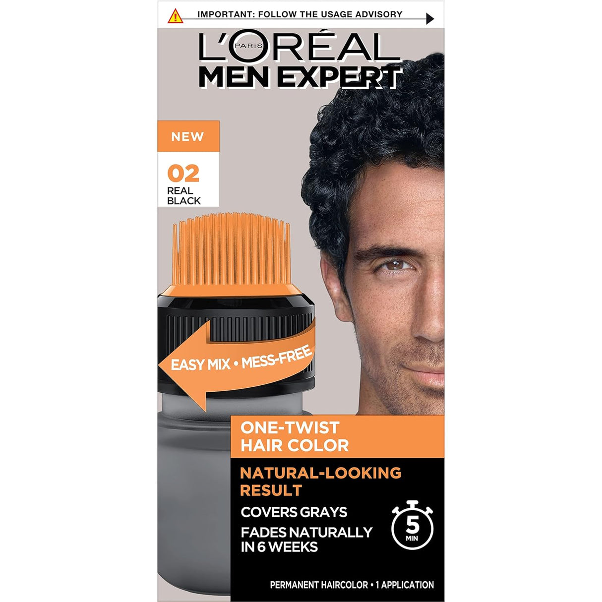 negro real 02, 1 kit de aplicación, L'Oreal Paris.