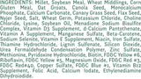 Colección de semillas de pájaro mezclas diarias y nutrición