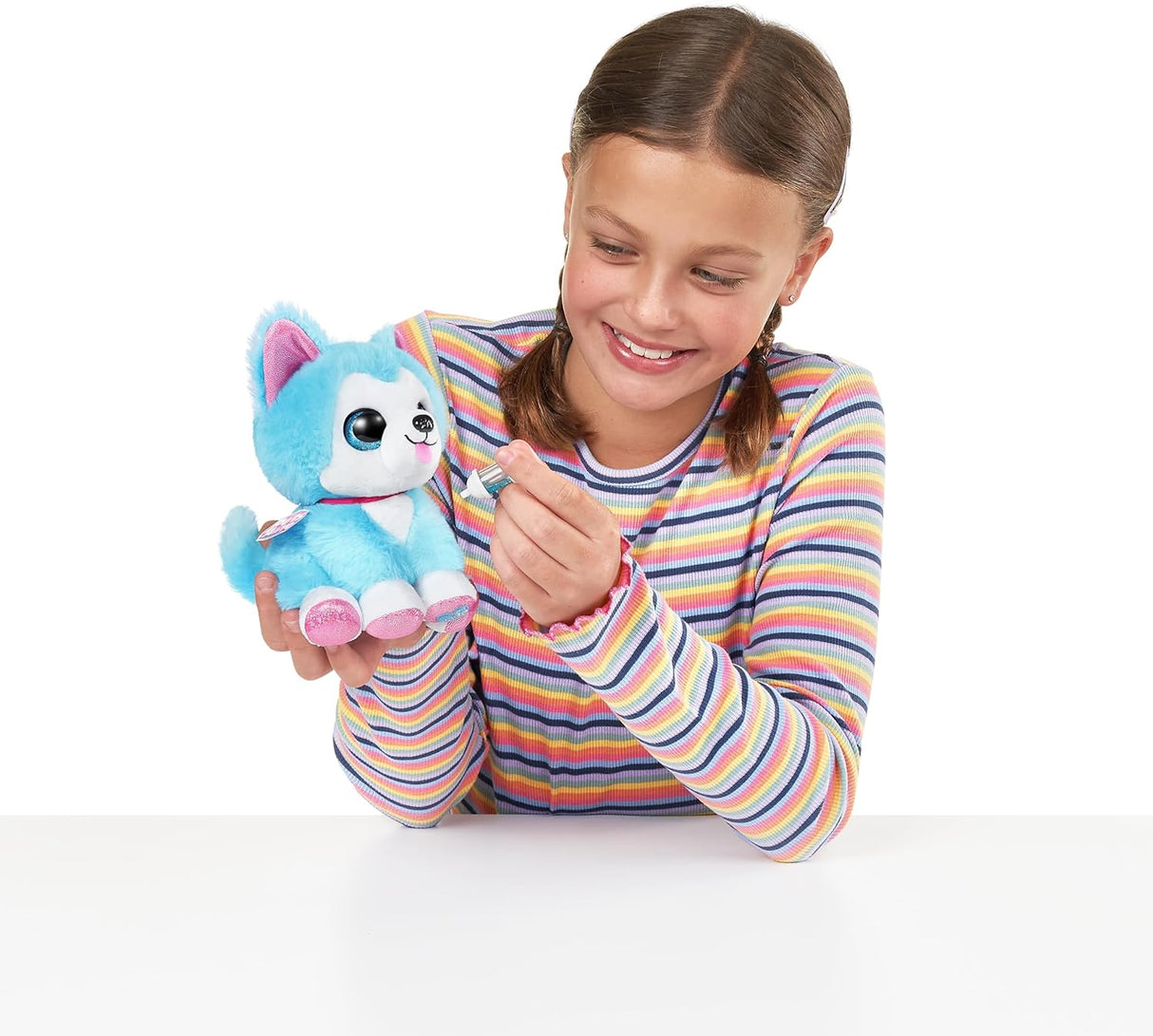 Mascota electrónica Bull Dog, habla y repite, con accesorios