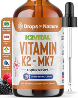 Suplemento líquido de K2 MK7, vegano, no GMO, 60ml