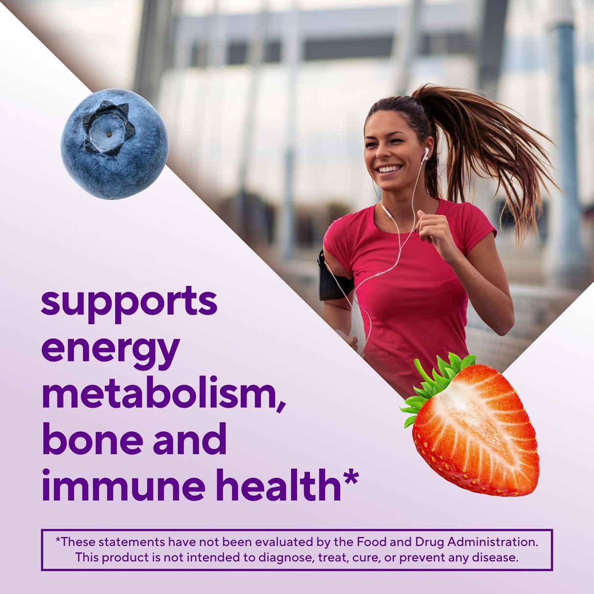 Multivitamínico Gummy Sugar Free Vitafusion, 90 gomitas