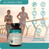 Suplemento Omega 3 NatureWise 1000mg, 60 Cápsulas, EPA/DHA