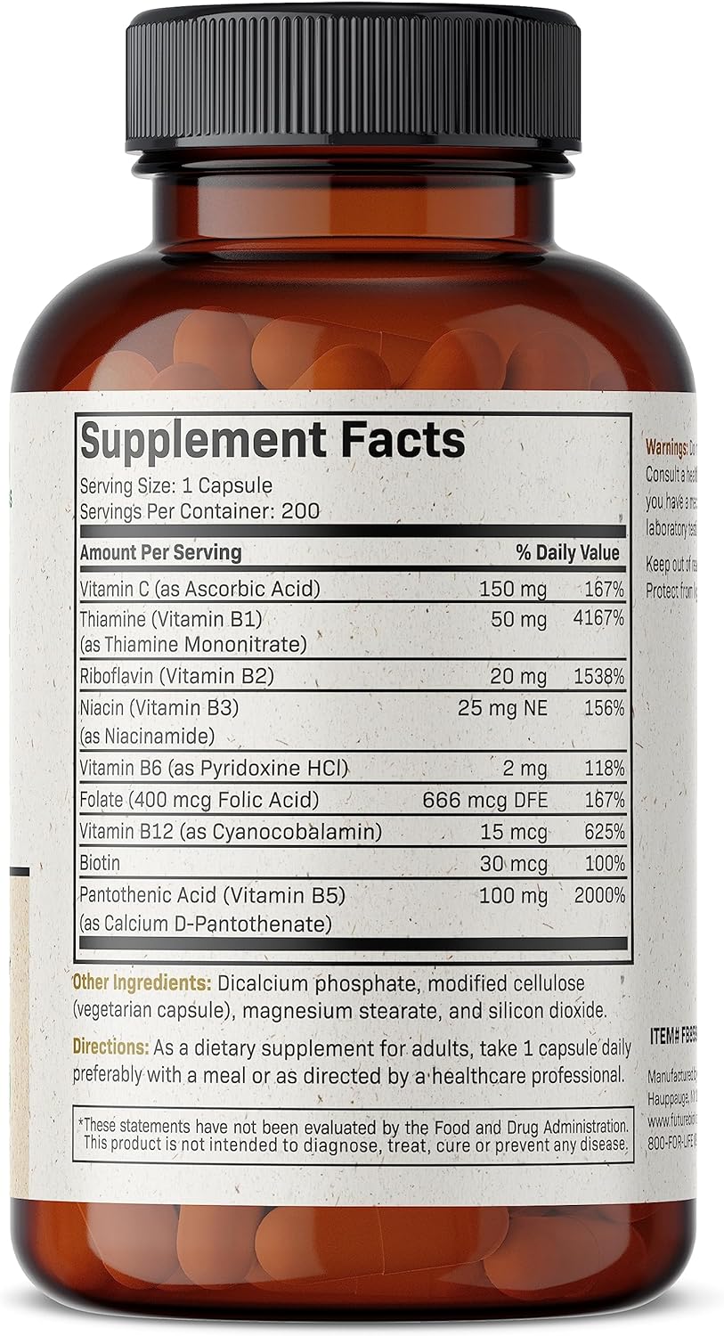 Complejo de Vitamina B y C, Apoyo Energético e Inmunológico