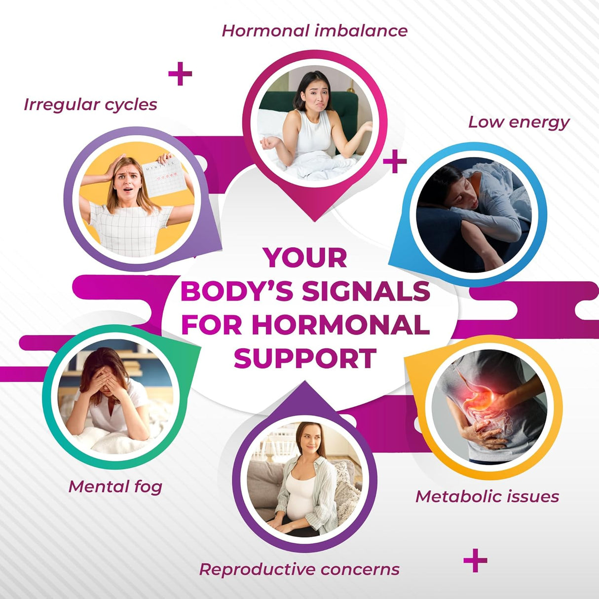 Suplemento de Inositol y Chasteberry, Balance Hormonal, USA