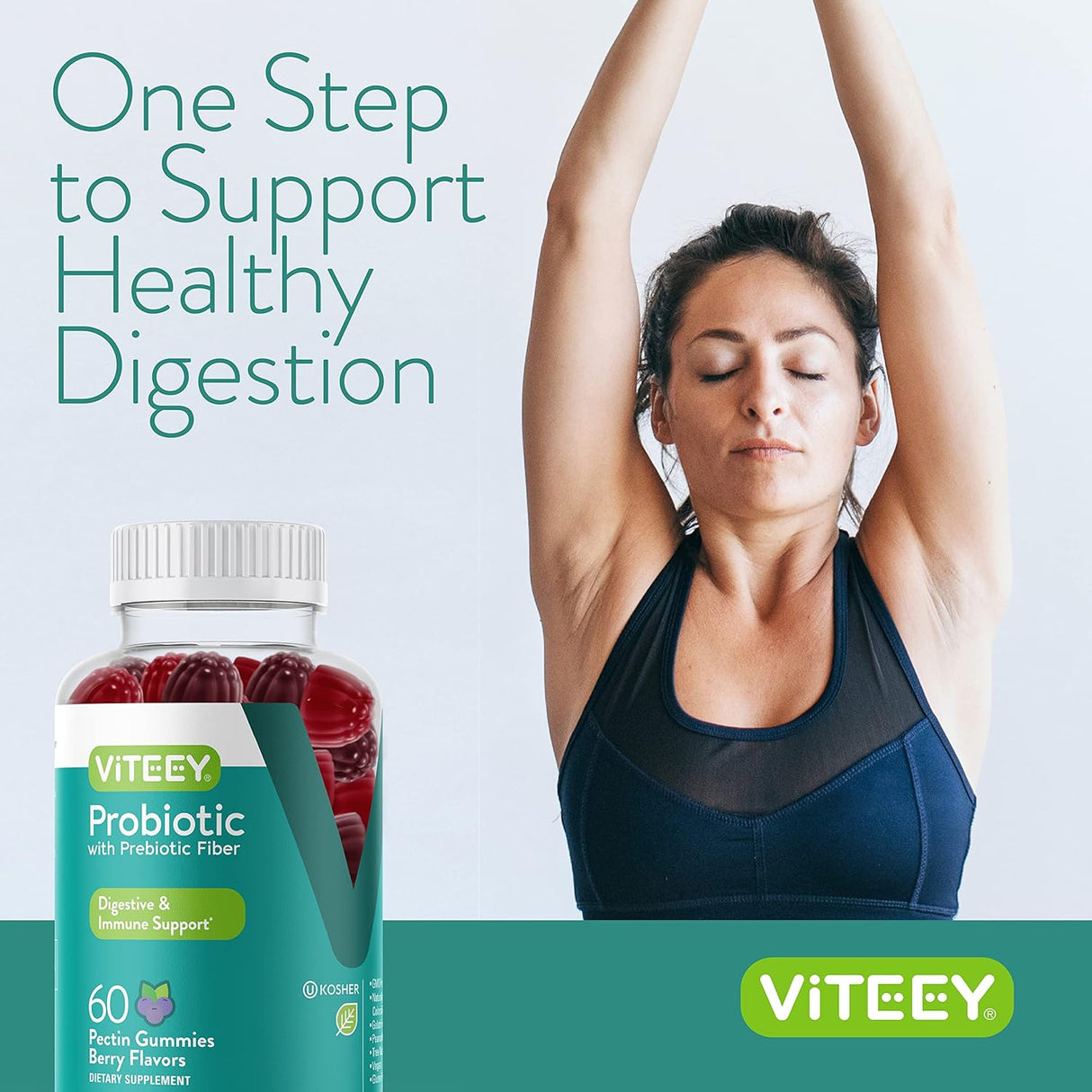 Suplementos de probióticos extra fuertes Viteey