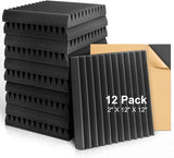 Paneles Acústicos Fstop Labs 2 x 12 Autoadhesivos Wedge