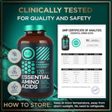 Suplemento de Aminoácidos Esenciales - 3000mg - 120 Cápsulas