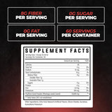 Suplemento de Fibra Huge, 10g Psyllium, Salud Digestiva, 60 Serv.