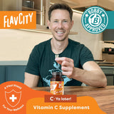 Suplemento de Vitamina C FlavCity, Inmunidad, 60 cápsulas