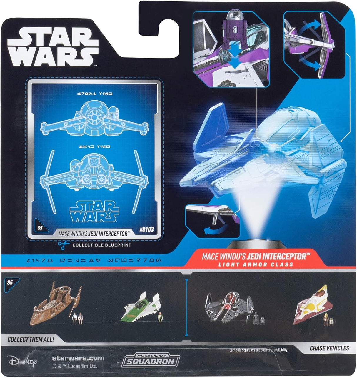 Interceptors Mace Windu - STAR WARS Micro Galaxy Squadron