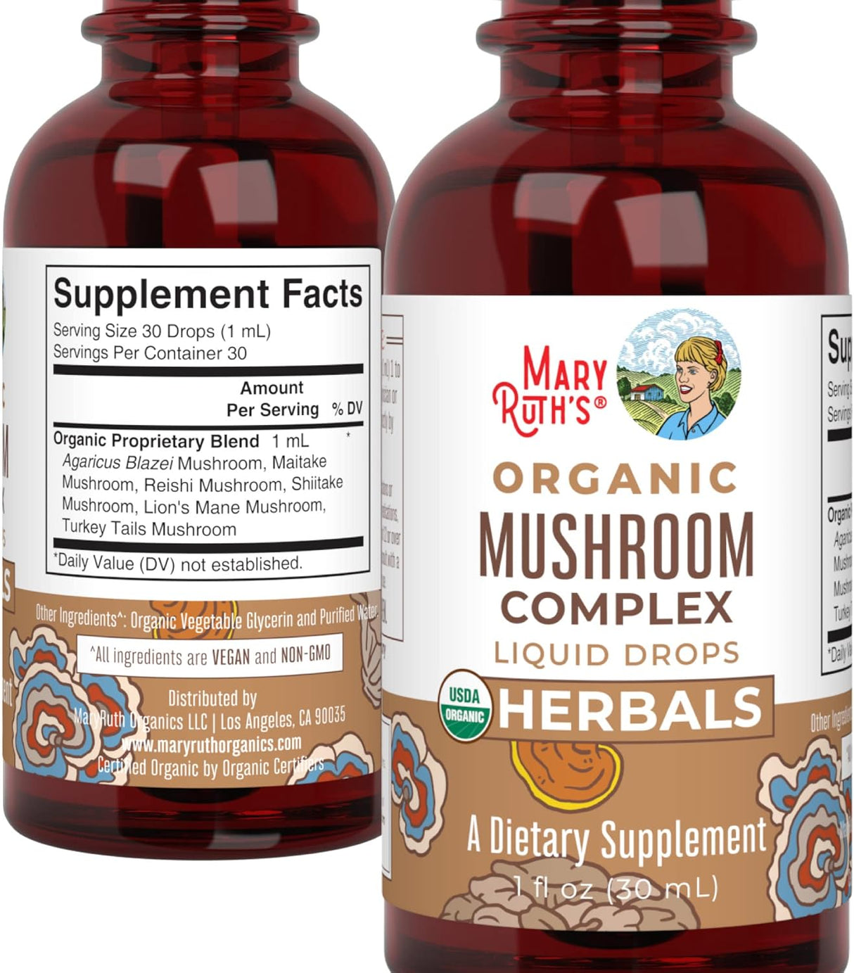 Suplemento MaryRuth's  Gotas líquidas de hierbas 1 oz