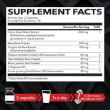 Suplementos Hierba Horny Goat con raíz de ginseng maca 60cáp
