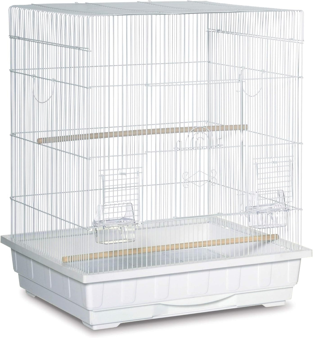 Jaula cuadrada para aves color blanco Prevue Pet Products