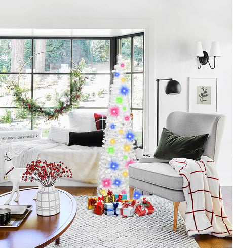 Árbol de Navidad MACTING 5ft con luces, fácil montaje