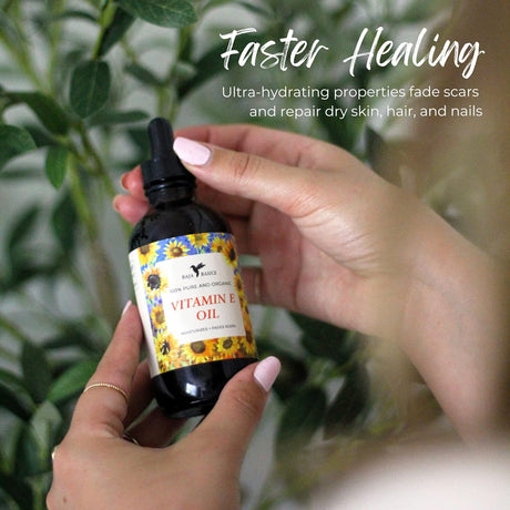 Aceite de Vitamina E Puro, Hidratante Multiuso para Piel