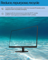 Monitor HP 27h Full HD, Panel IPS, 75Hz, Altura Ajustable