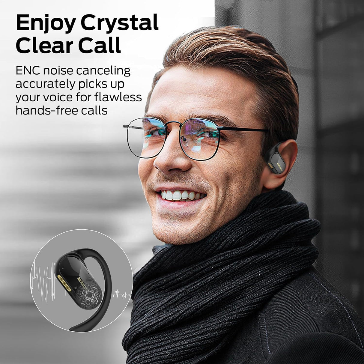 Auriculares Monster Open Ear AC312, Bluetooth 5.4, 32H Playtime